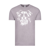 Vintage Zinc border collie dog t  shirt border collie with sunglasses cool dog t  s Vintage Tee - linhVisuals