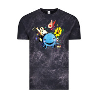 Cloud Black oswald the octopus Vintage Tee - linhVisuals
