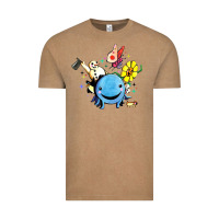 Vintage Coffee oswald the octopus Vintage Tee - linhVisuals