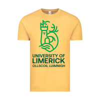 Vintage Mustard ul  university of limerick Vintage Tee - linhVisuals