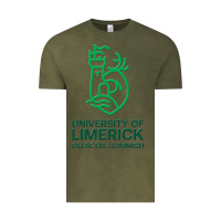 Vintage Olive ul  university of limerick Vintage Tee - linhVisuals