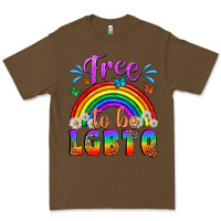 Cacao Western Free To Be Lgbtq Premium Tee - BundleAndBundleShop