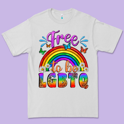 Western Free To Be Lgbtq Premium Tee Designed By Bundleandbundleshop