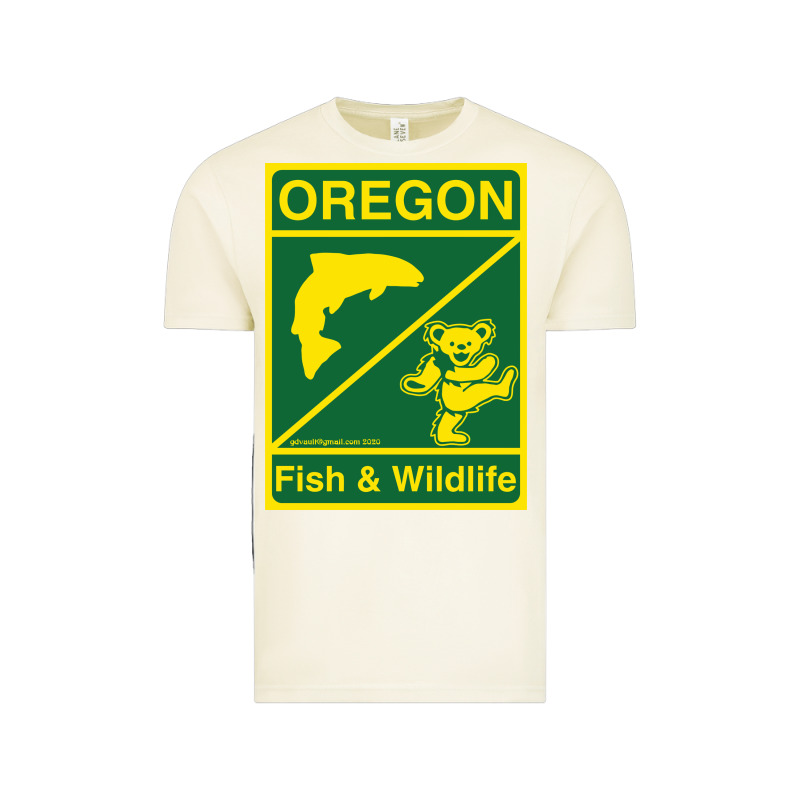 Oregon Fish & Wildlife Deadheads Unite! Vintage Tee by linhVisuals | Teevron