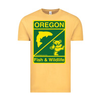 Vintage Mustard oregon fish & wildlife deadheads unite! Vintage Tee - linhVisuals