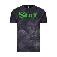 Cloud Black SHREK SLUT GREEN SHIRT Vintage Tee - linhVisuals