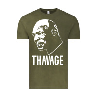 Vintage Olive THAVAGE Vintage Tee - linhVisuals