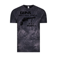 Cloud Black guns dont kill people i kill people 1996 Vintage Tee - linhVisuals