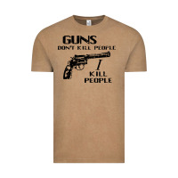 Vintage Coffee guns dont kill people i kill people 1996 Vintage Tee - linhVisuals
