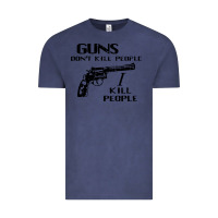 Vintage Denim guns dont kill people i kill people 1996 Vintage Tee - linhVisuals