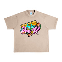 French Oak hello pre k Urban Heavy Tee - JahusDesignShop