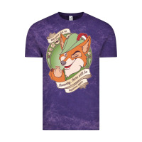 Cloud Purple chin up   robin hood Vintage Tee - linhVisuals