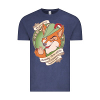 Vintage Denim chin up   robin hood Vintage Tee - linhVisuals