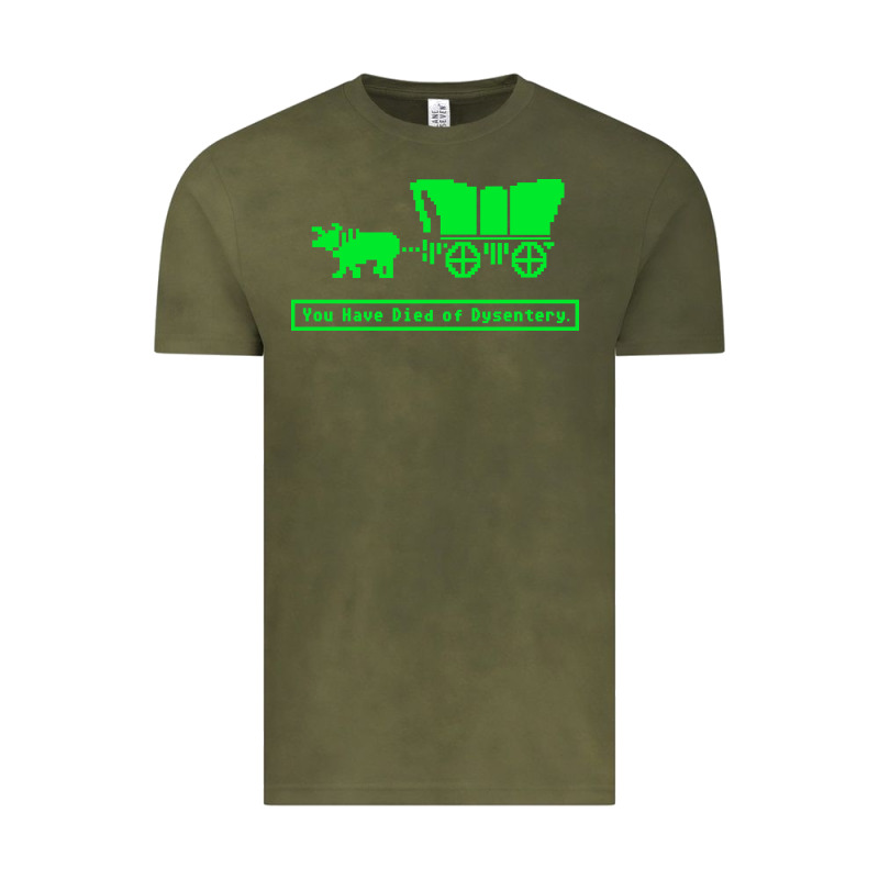 You Have Died Of Dysentery Oregon Trail Vintage Tee by linhVisuals | Teevron