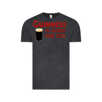 Vintage Black guiness is good for you (and me) hq fnny Vintage Tee - linhVisuals