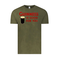 Vintage Olive guiness is good for you (and me) hq fnny Vintage Tee - linhVisuals
