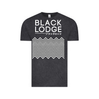 Vintage Black twin peaks inspired japanese black lodge Vintage Tee - linhVisuals