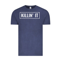 Vintage Denim killin' it t Vintage Tee - linhVisuals