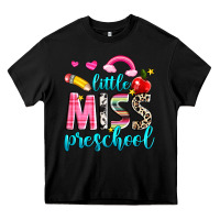Black little miss preschool Heavy Core Tee - NancyCooperArtShop