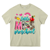 Mossy little miss preschool Heavy Core Tee - NancyCooperArtShop