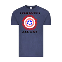 Vintage Denim i can do this all day graphic mens & womens t shirt Vintage Tee - linhVisuals