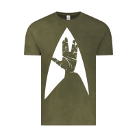 Vintage Olive live long and prosper Vintage Tee - linhVisuals