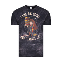 Cloud Black i like big books Vintage Tee - linhVisuals