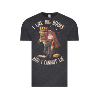 Vintage Black i like big books Vintage Tee - linhVisuals