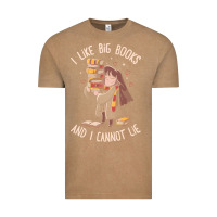 Vintage Coffee i like big books Vintage Tee - linhVisuals