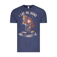 Vintage Denim i like big books Vintage Tee - linhVisuals