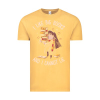 Vintage Mustard i like big books Vintage Tee - linhVisuals