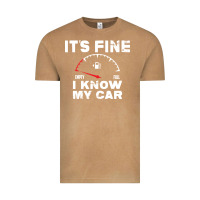 Vintage Camel Empty gas gauge it’s fine i know my car low fuel joke Vintage Tee - linhVisuals