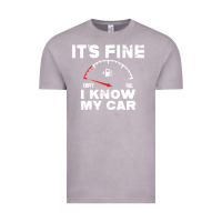 Vintage Zinc Empty gas gauge it’s fine i know my car low fuel joke Vintage Tee - linhVisuals