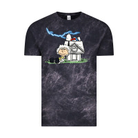 Cloud Black back to the peanuts Vintage Tee - linhVisuals