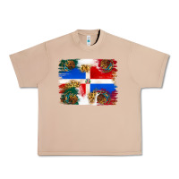 Burro Mexican and Puerto Rico Flag Urban Heavy Tee - texasbilliewilder