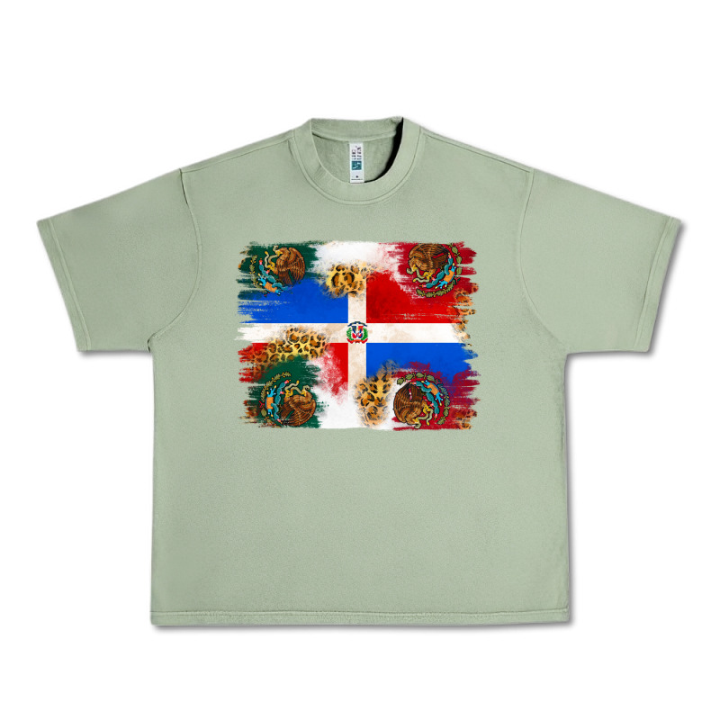 Mexican And Puerto Rico Flag Urban Heavy Tee by texasbilliewilder | Teevron