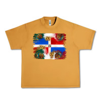 Peanut Butter Mexican and Puerto Rico Flag Urban Heavy Tee - texasbilliewilder