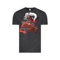 Vintage Black jiraiya gamabunta Vintage Tee - linhVisuals