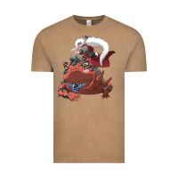 Vintage Coffee jiraiya gamabunta Vintage Tee - linhVisuals