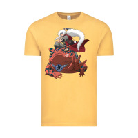 Vintage Mustard jiraiya gamabunta Vintage Tee - linhVisuals