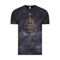 Cloud Black eldenring Vintage Tee - linhVisuals
