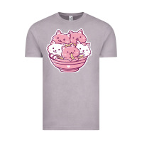 Vintage Zinc kawaii cat ramen   cute gift Vintage Tee - linhVisuals