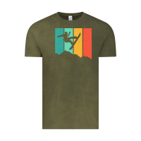Vintage Olive snowboarding gift t  shirt snowboard tshirt for a snowboarder t  shirt Vintage Tee - linhVisuals