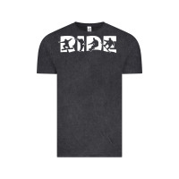 Vintage Black ride snowboard snowboarding Vintage Tee - linhVisuals