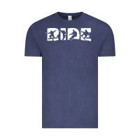 Vintage Denim ride snowboard snowboarding Vintage Tee - linhVisuals