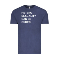 Vintage Denim newheterosexuality can be cured Vintage Tee - linhVisuals