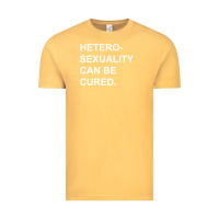 Vintage Mustard newheterosexuality can be cured Vintage Tee - linhVisuals