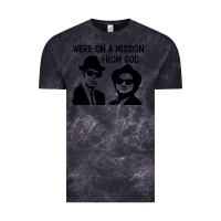 Cloud Black Elwood & Jake Vintage Tee - linhVisuals