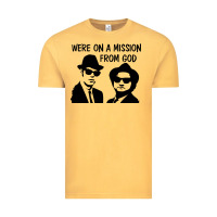 Vintage Mustard Elwood & Jake Vintage Tee - linhVisuals