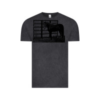 Vintage Black beautiful jim key  performing horse Vintage Tee - linhVisuals